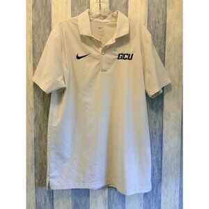 Nike Men's M GCU Lopes Polo Shirt White Coaches Team Issued Grand Canyon Uni.